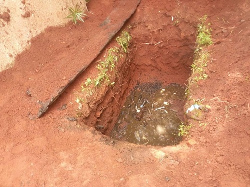 Working on the toilet block at GDPU 